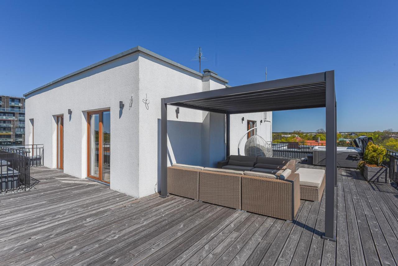 Апартаменты Sea View Penthouse Terrace Palanga Old Town Экстерьер фото