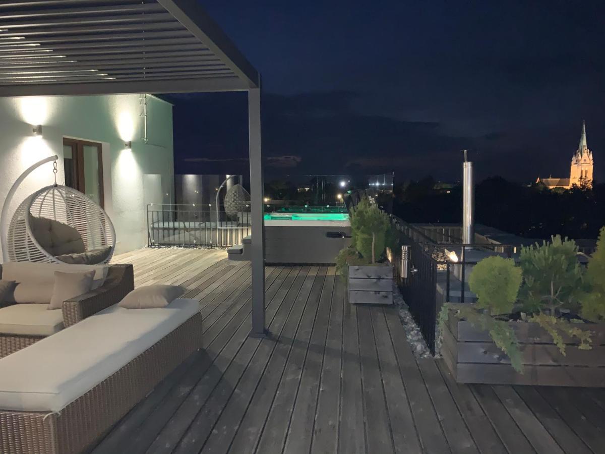 Апартаменты Sea View Penthouse Terrace Palanga Old Town Экстерьер фото