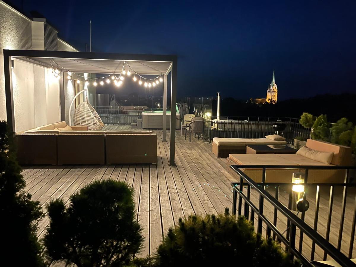 Апартаменты Sea View Penthouse Terrace Palanga Old Town Экстерьер фото