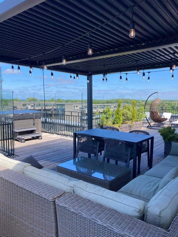 Апартаменты Sea View Penthouse Terrace Palanga Old Town Экстерьер фото