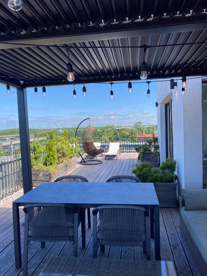 Апартаменты Sea View Penthouse Terrace Palanga Old Town Экстерьер фото