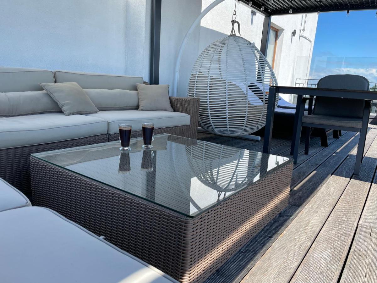 Апартаменты Sea View Penthouse Terrace Palanga Old Town Экстерьер фото