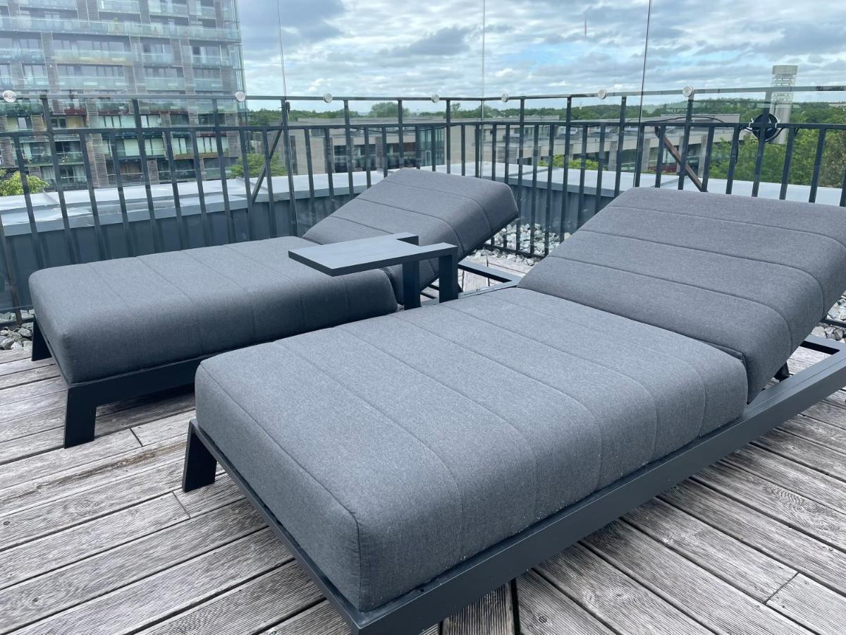 Апартаменты Sea View Penthouse Terrace Palanga Old Town Экстерьер фото