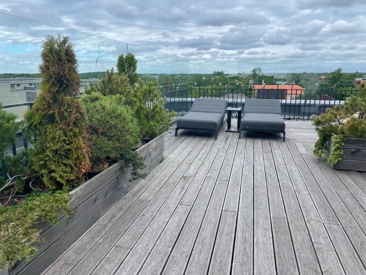 Апартаменты Sea View Penthouse Terrace Palanga Old Town Экстерьер фото