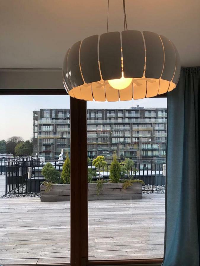 Апартаменты Sea View Penthouse Terrace Palanga Old Town Экстерьер фото