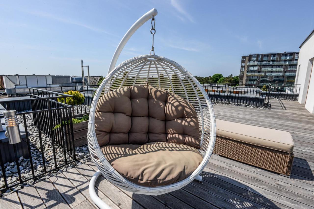 Апартаменты Sea View Penthouse Terrace Palanga Old Town Экстерьер фото